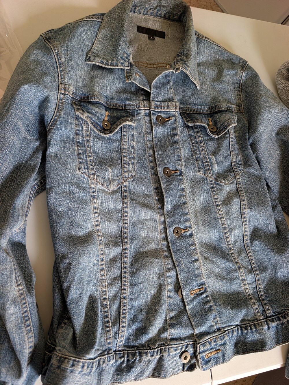 Uniqlo Medium Light Blue Denim Jacket